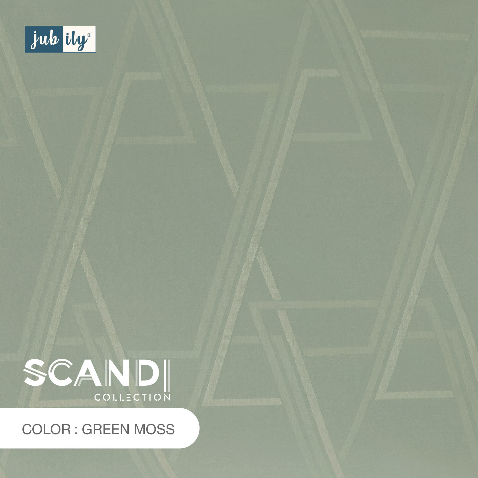 ชุดผ้าปูที่นอนและปลอกหมอนหนุน (ไม่รวมผ้านวมสำเร็จ) 6 ฟุต KING JUBILY - SCANDI COLLECTION 460 SERIES สี GREEN MOSS_4
